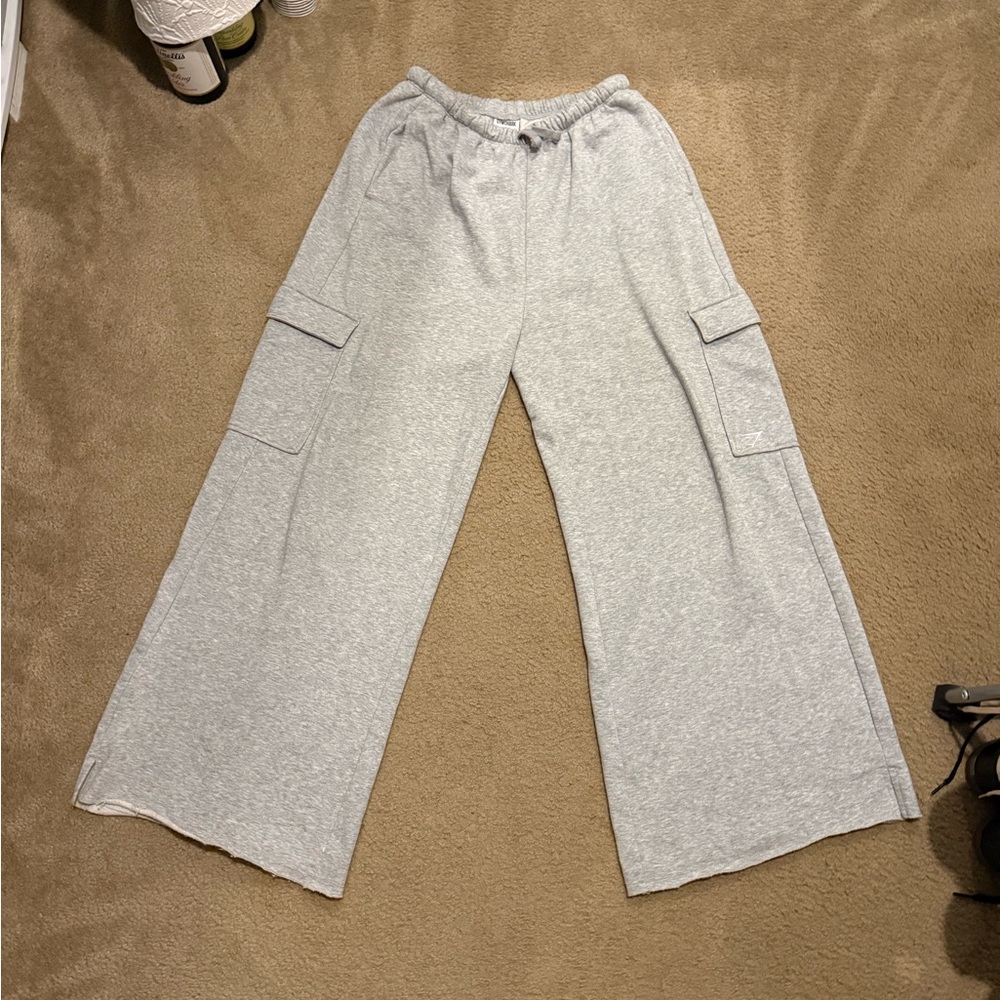Gymshark Oversized Light Gray Sweatpants